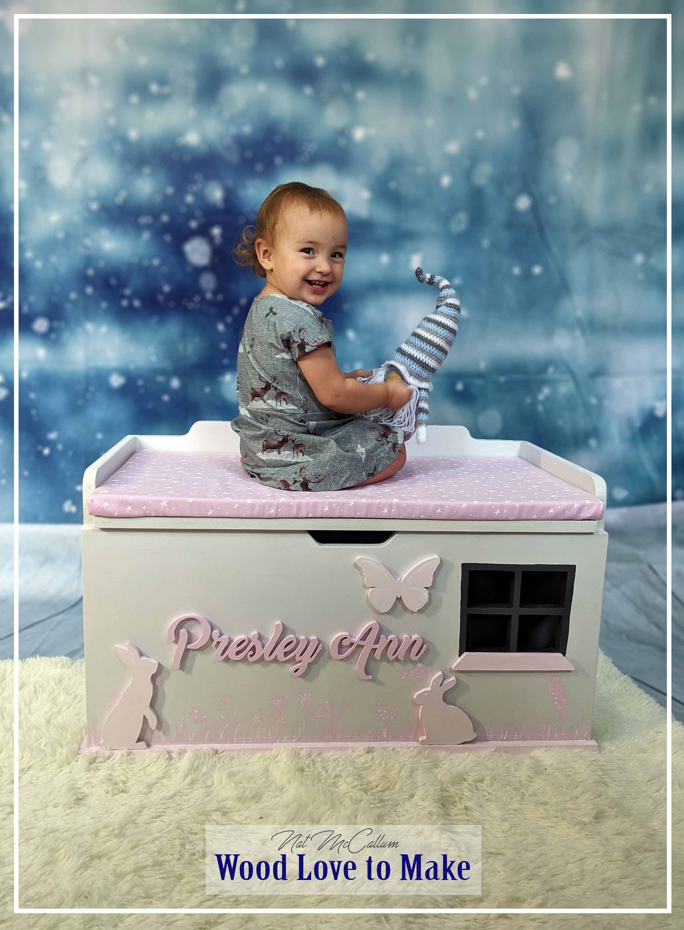 Personalised Wooden Toy Box Gift Voucher Pack Large Toy Etsy