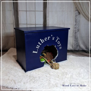 Navy sale toy chest