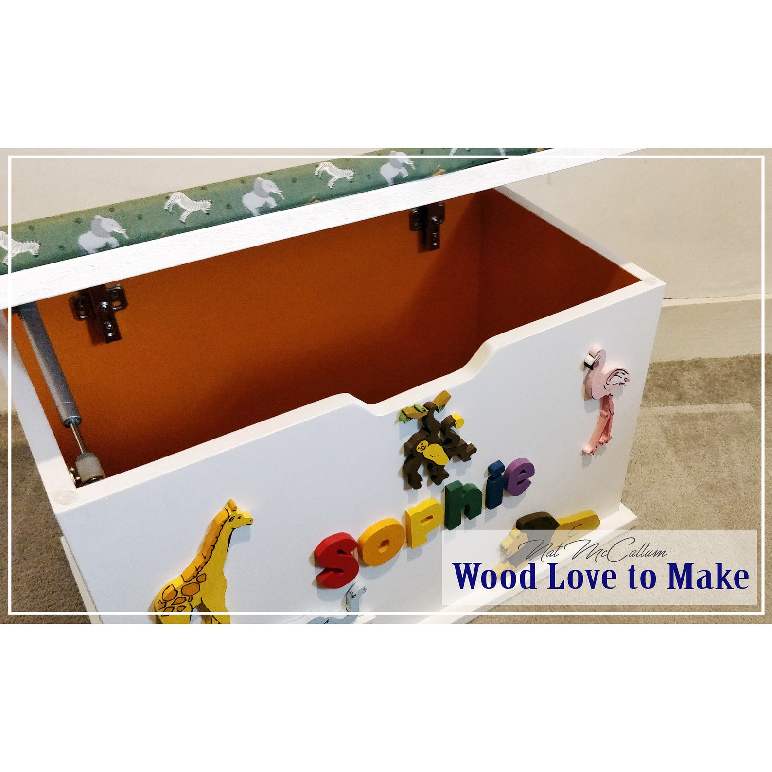 Personalised Wooden Toy Box UK Personalised Toy Box With Etsy UK