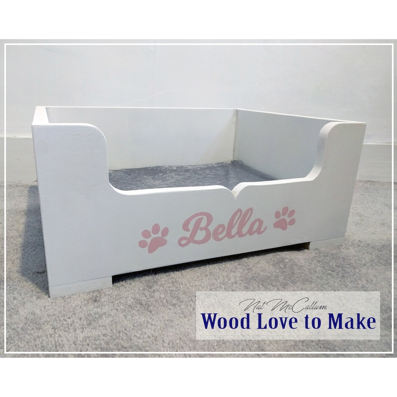 Personalised Dog Bed Handmade Cat Bed Custom Design Made Etsy