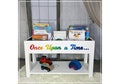 Children's Book Case with shelf, Rainbow Once Upon A Time, Personalised BookBin, Dinosaur Book Storage, Custom Design Book Shelf, Book Box