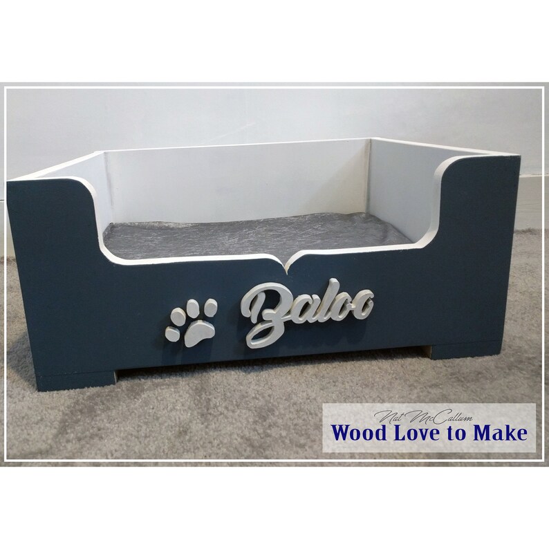 Personalised Dog Bed Handmade Cat Bed Custom Design Made Etsy