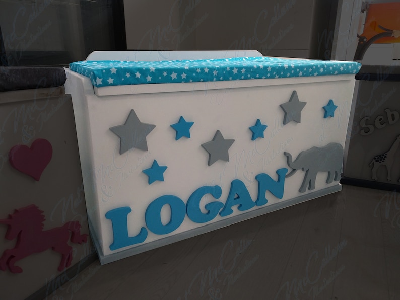 Extra Large Personalised Wooden Toy Box With Seat Toy Etsy UK