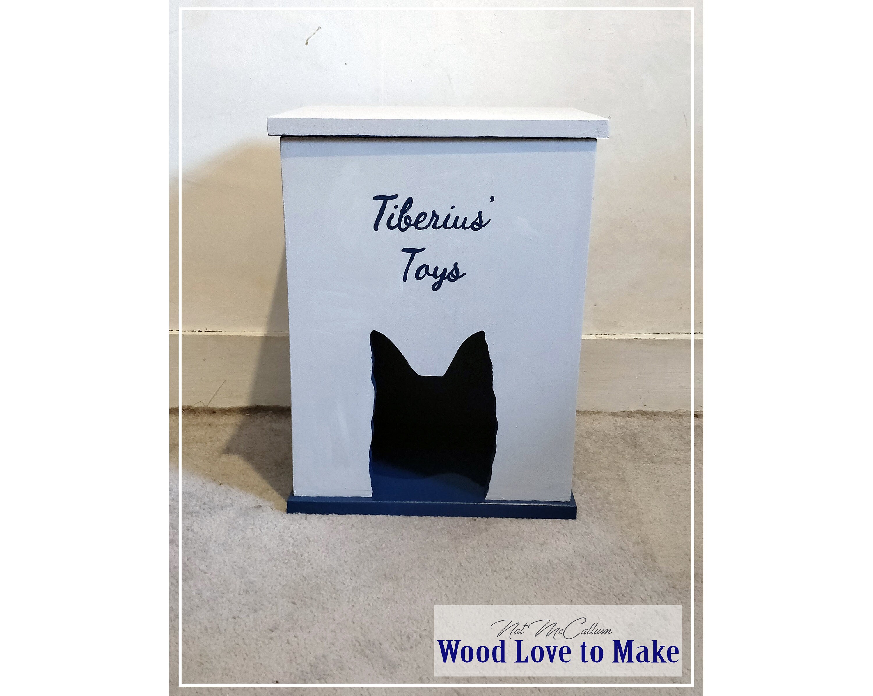 Personalised Dog Toy Box With Lid Sensory Dog Toy Box Etsy UK