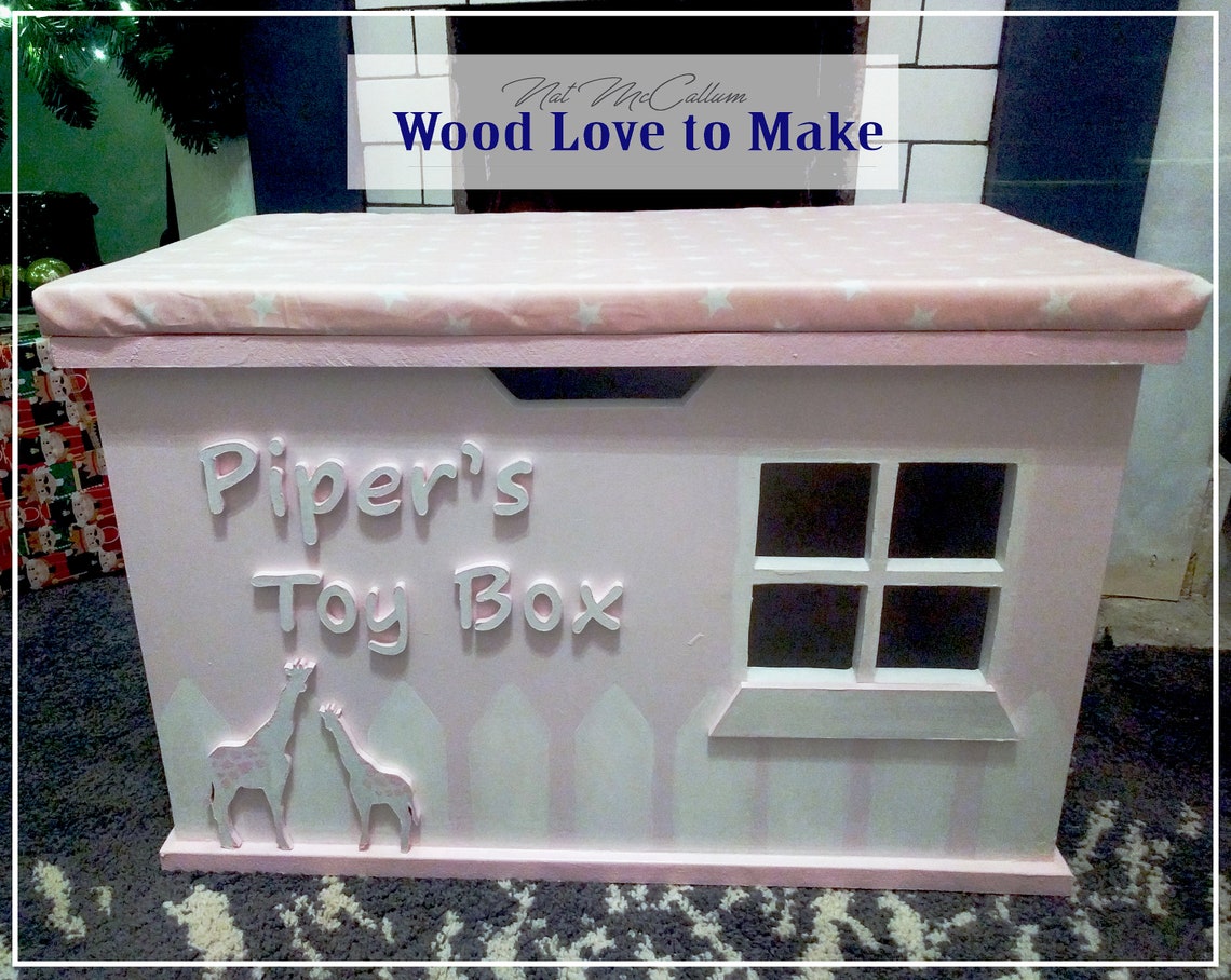 Personalised Toy Box Wooden Toy Box With Seat UK Animal Etsy UK