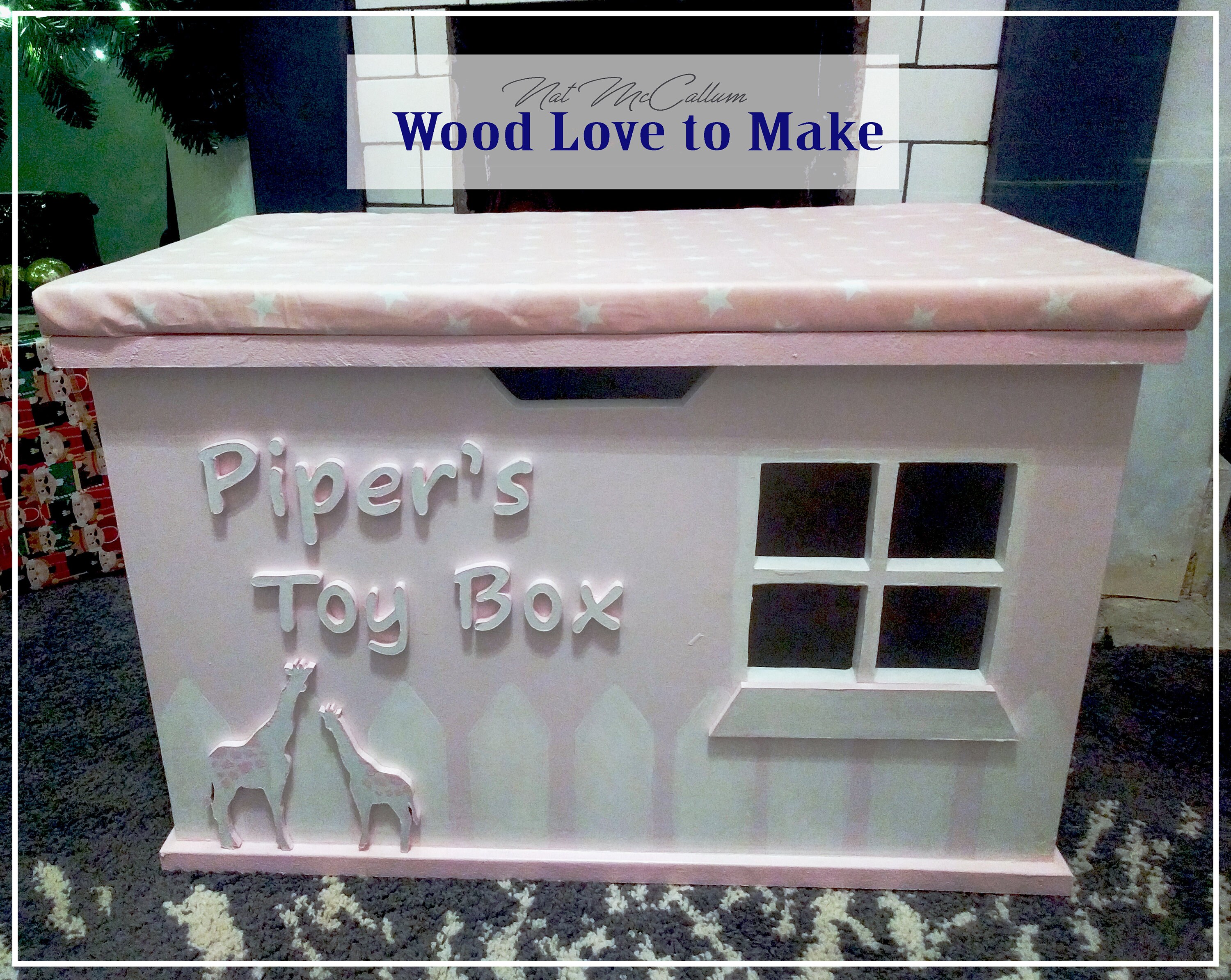 large personalised toy boxes