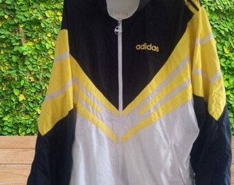 yellow checkered windbreaker