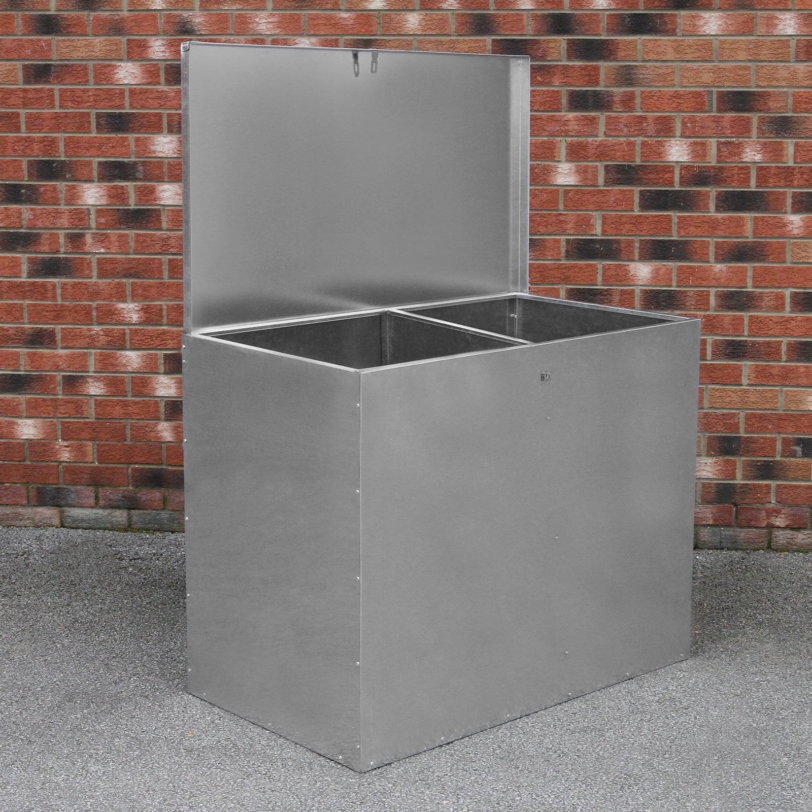 Large Storage Feed Bins 64L Galvanised Metal Waterproof Rodent Etsy