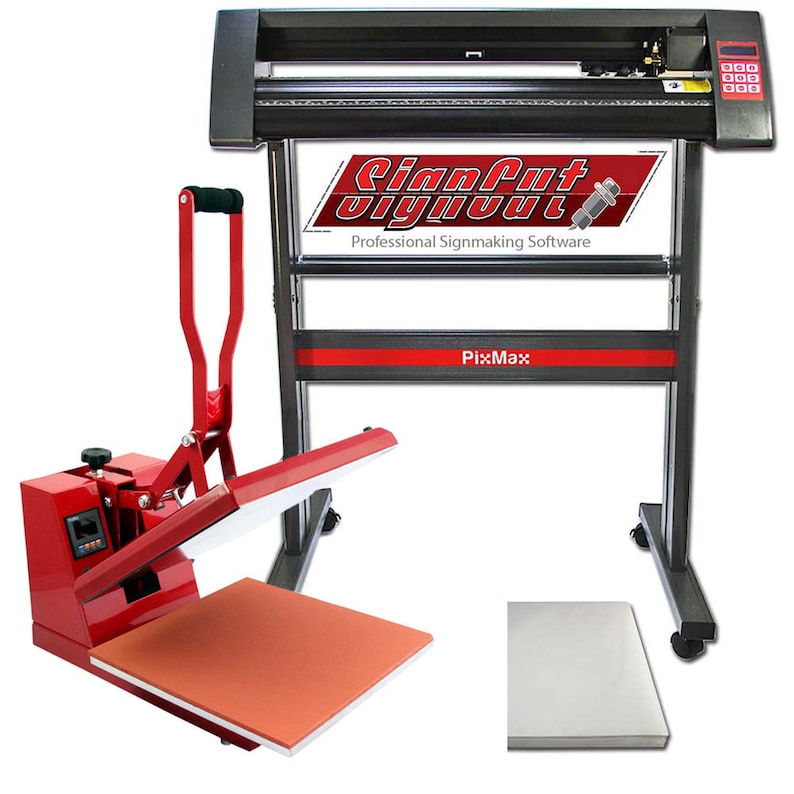 PixMax Heat Press Machine Vinyl Cutter Plotter & SignCut Pro Etsy