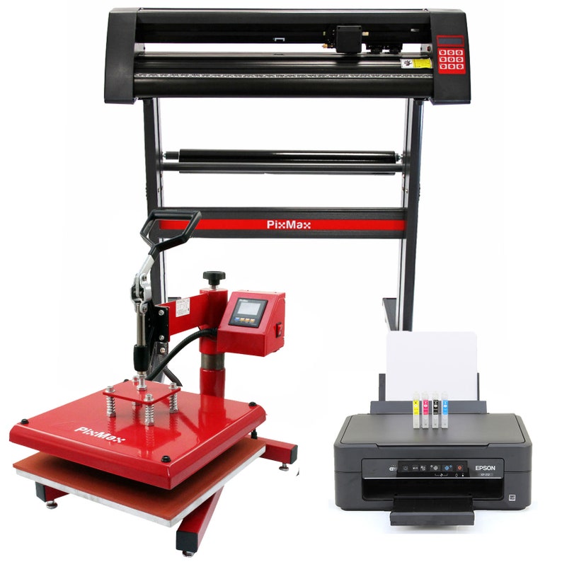 vinyl cutter and heat press bundle