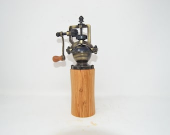 Holz Gewürzmühle Mühle Weide Pfeffermühle Salzmühle pepper Spice mill handmade Made in Austria Geschenk Geschenk-Idee Keramik-Mahlwerk