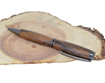Wooden ballpoint pen nut twist ballpoint pen wooden ballpoint pen handmade twist pen gift gift idea unique handmade handcraft unique