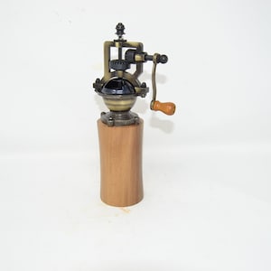 Wooden spice mill mill beech pepper mill salt mill pepper spice mill handmade Made in Austria gift gift idea antique