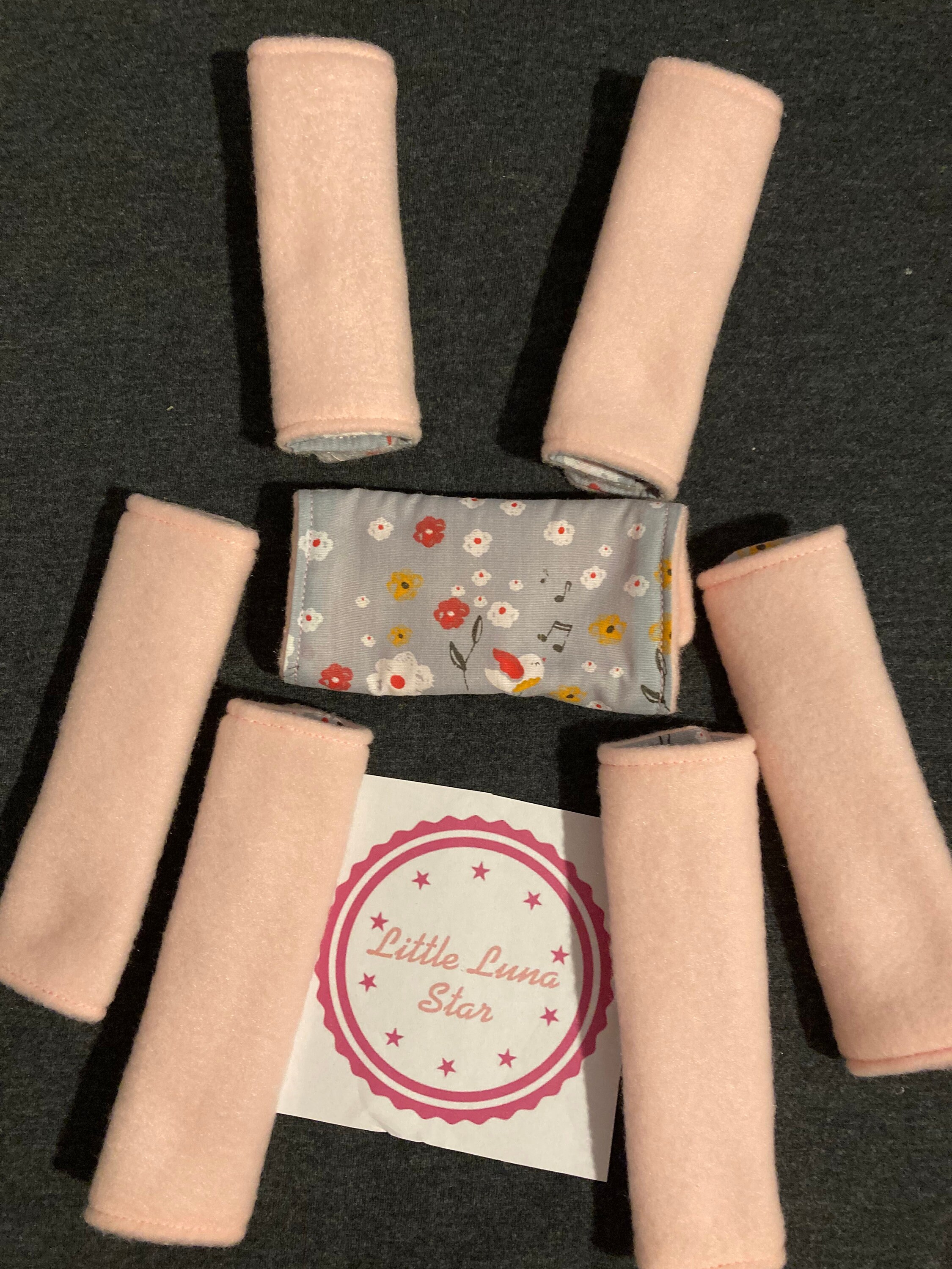 5 or 7 Piece Pavlik Harness Covers Set grey Floral Etsy