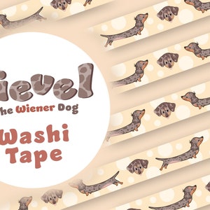 Fievel the Wiener Dog Washi Tape