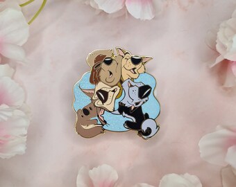 Balto Howling Huskies Steele Enamel Pin