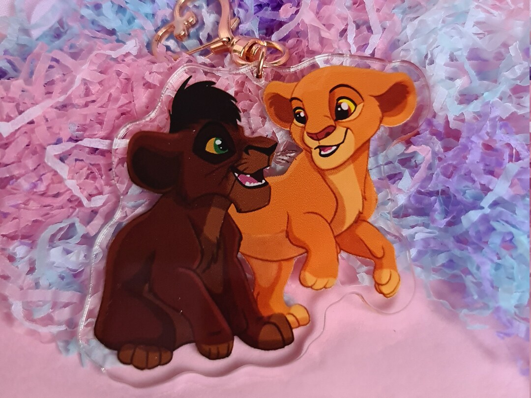 Der König der Löwen II Kiara & Kovu Acryl Anhänger - Etsy.de