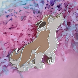 Aleu 'Once Upon An Animation' Silver Hard Enamel Pin