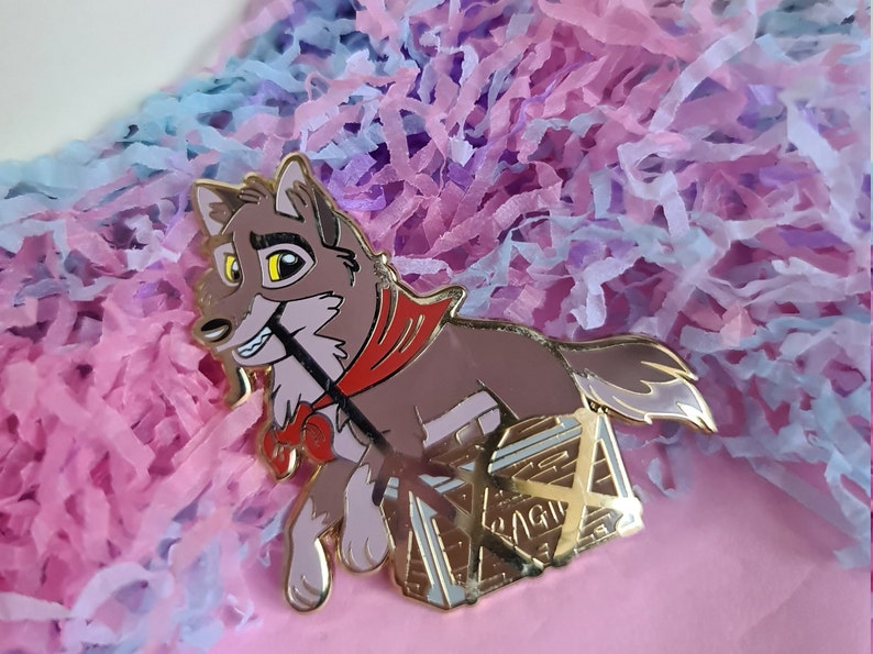 Balto /'Once Upon An Animation/' Gold Hard Enamel Pin