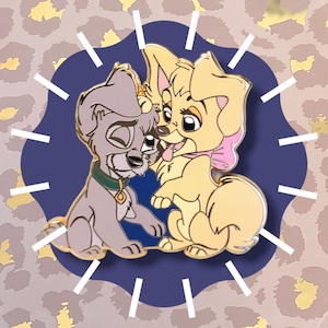 Lovestruck Puppies Enamel Pin