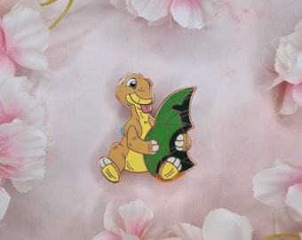 The Longneck and The Treestar Enamel Pin