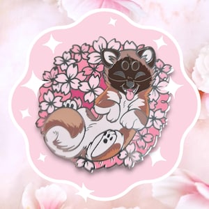 Sakura Slumbers &#39;Akita&#39; Hard Enamel Pin