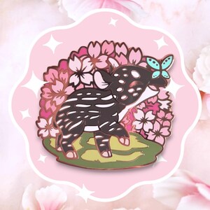 Sakura Slumbers &#39;Malaysian Tapir&#39; Hard Enamel Pin