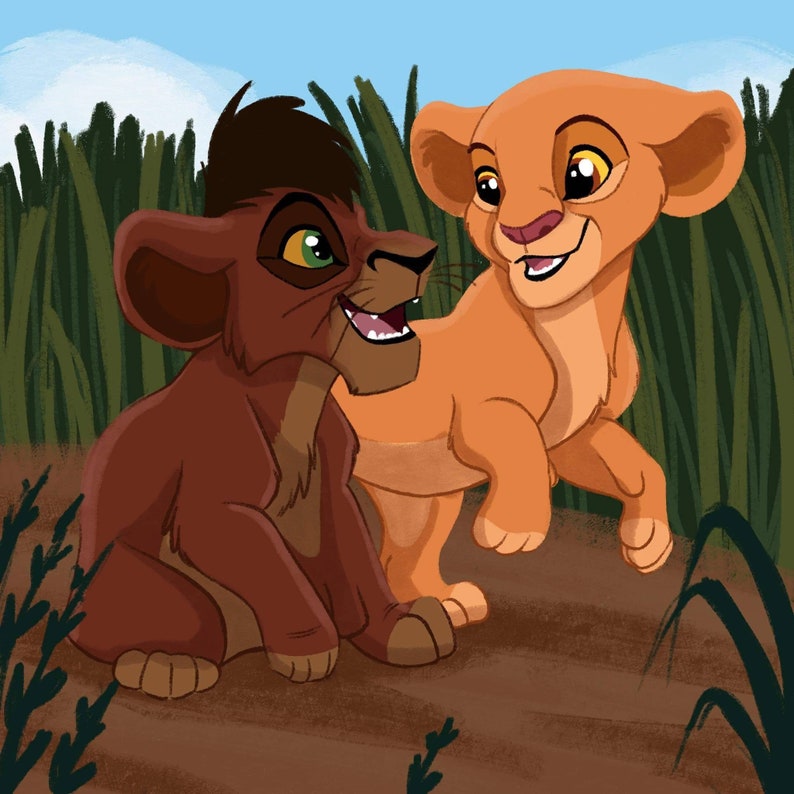 Картинки дети киары и кову