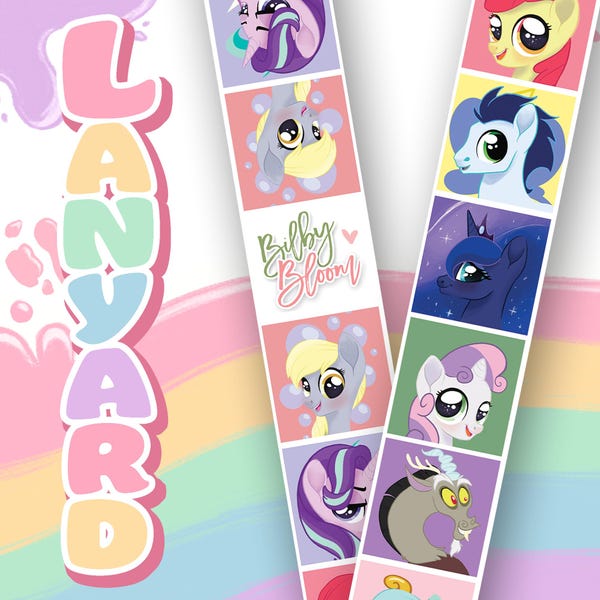 ¡Cordón mágico de ponis arcoíris con colores pastel!