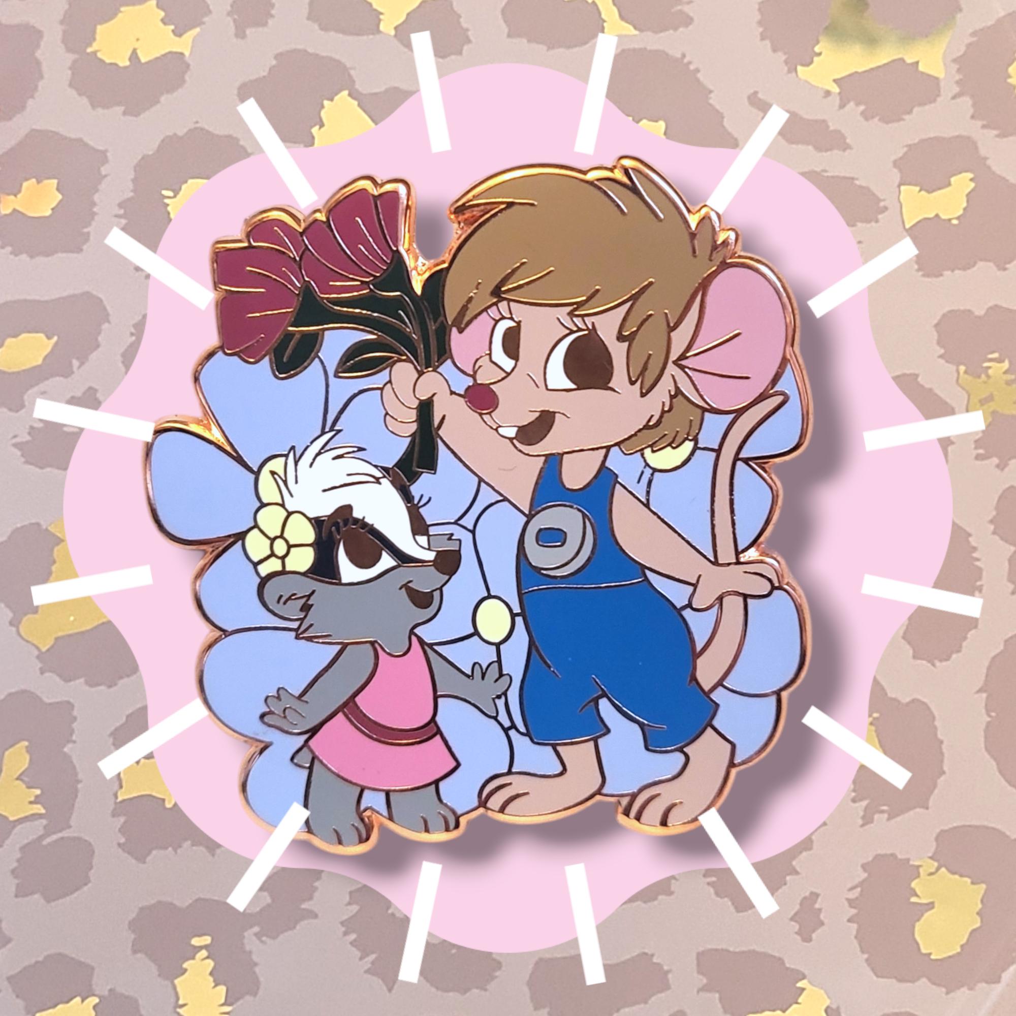 Once Upon A Forest 'once Upon an Animation' Rose Gold Hard Enamel Pin - Etsy, image size:2000x2000