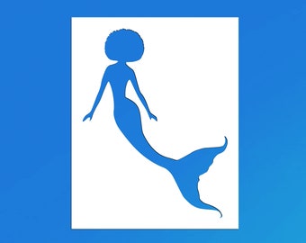 Download Curly Hair Mermaid Etsy