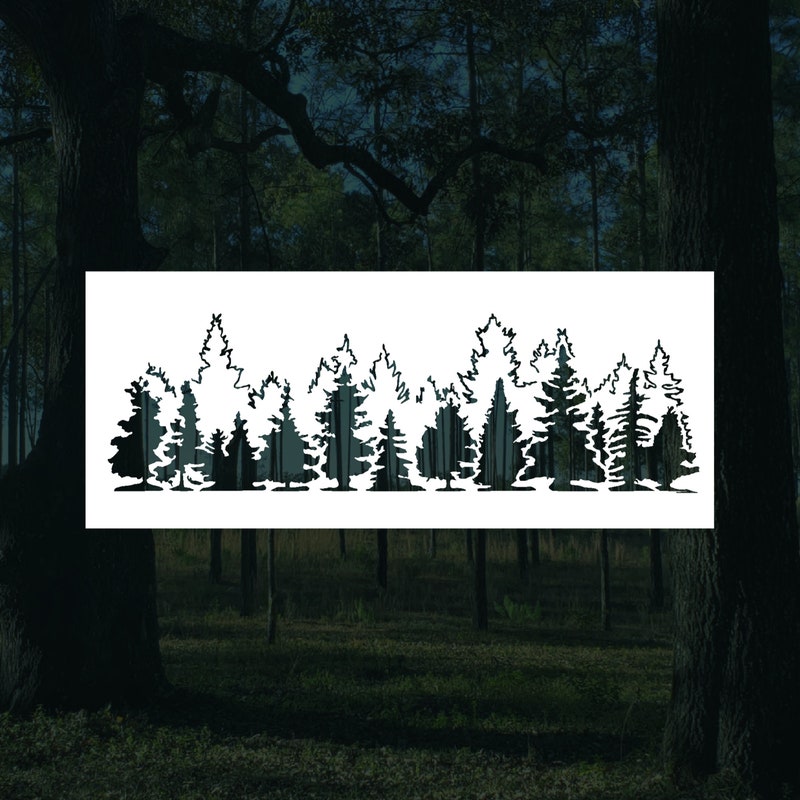 Tree Stencil For Router Tree Wall Stencils - Etsy