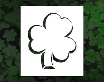 Clover Shamrock Reusable Stencil (Many Sizes)