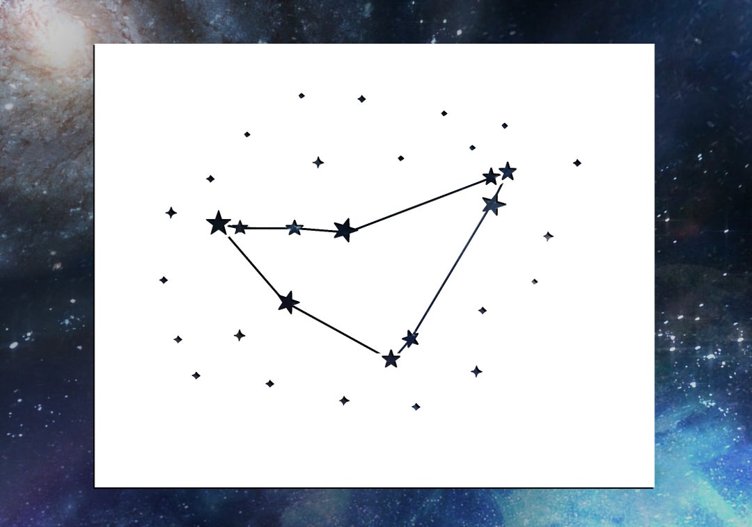 Capricorn Constellation Reusable Stencil (many Sizes) - Etsy