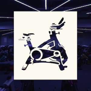 Spin Bike Reusable Stencil (Many Sizes)