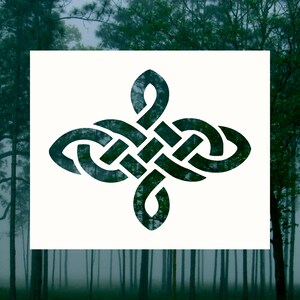Four Point Celtic Knot Reusable Stencil (Many Sizes)