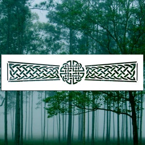 Celtic Knot Design Reusable Stencil (Many Sizes)