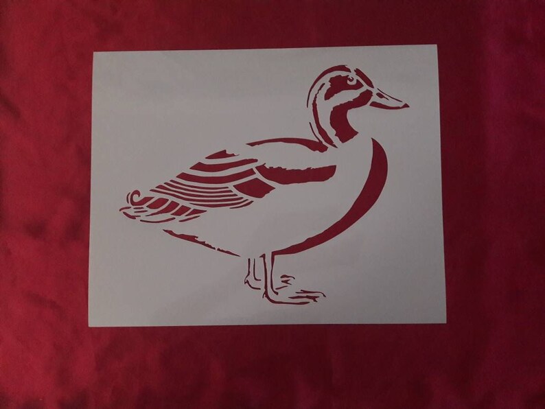 Mallard Duck Reusable Stencil Many Sizes | Etsy