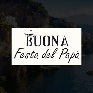 Buona Festa del Papa (Happy Father&#39;s Day) Reusable Stencil (Many Sizes)