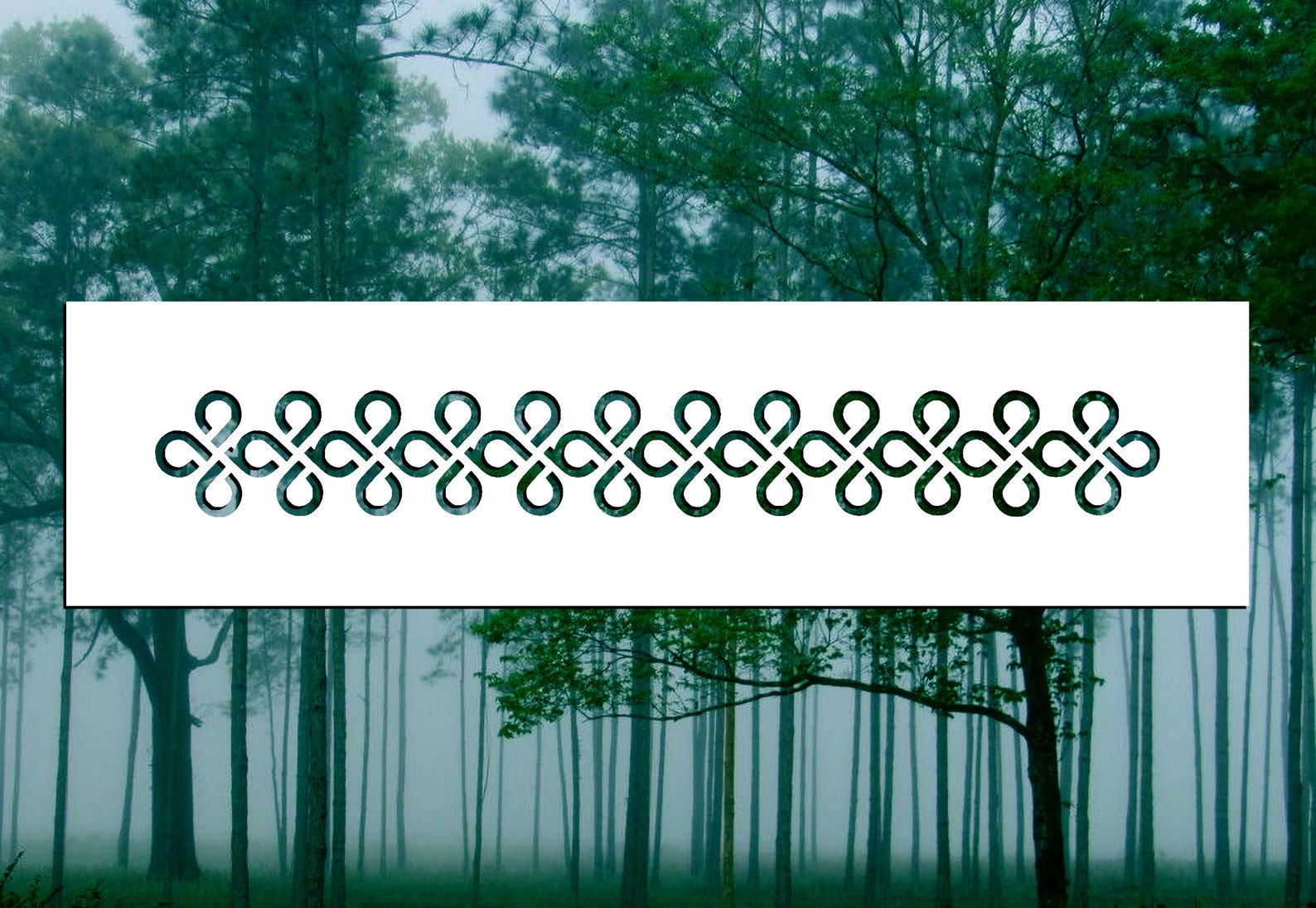 Celtic Knot Repeating Pattern Border Stencil many Sizes - Etsy