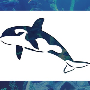 Orca Reusable Stencil (Many Sizes)