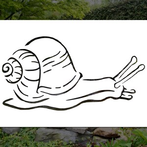 Snail Reusable Stencil (Many Sizes)