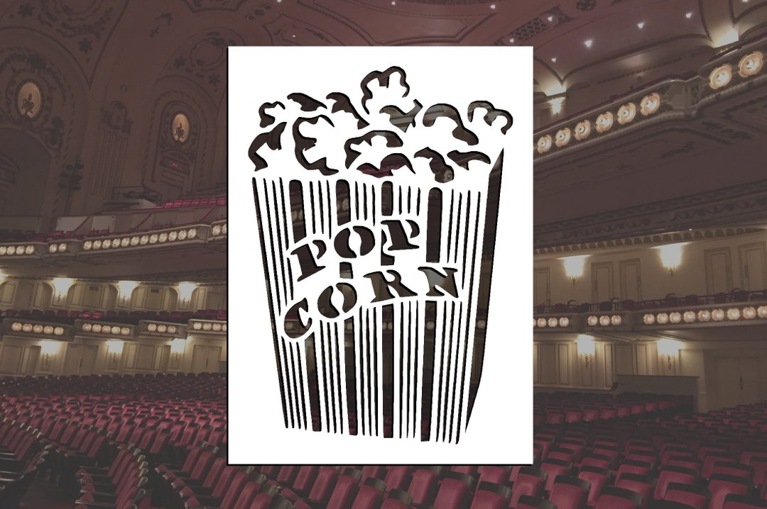 Popcorn Reusable Stencil many Sizes - Etsy