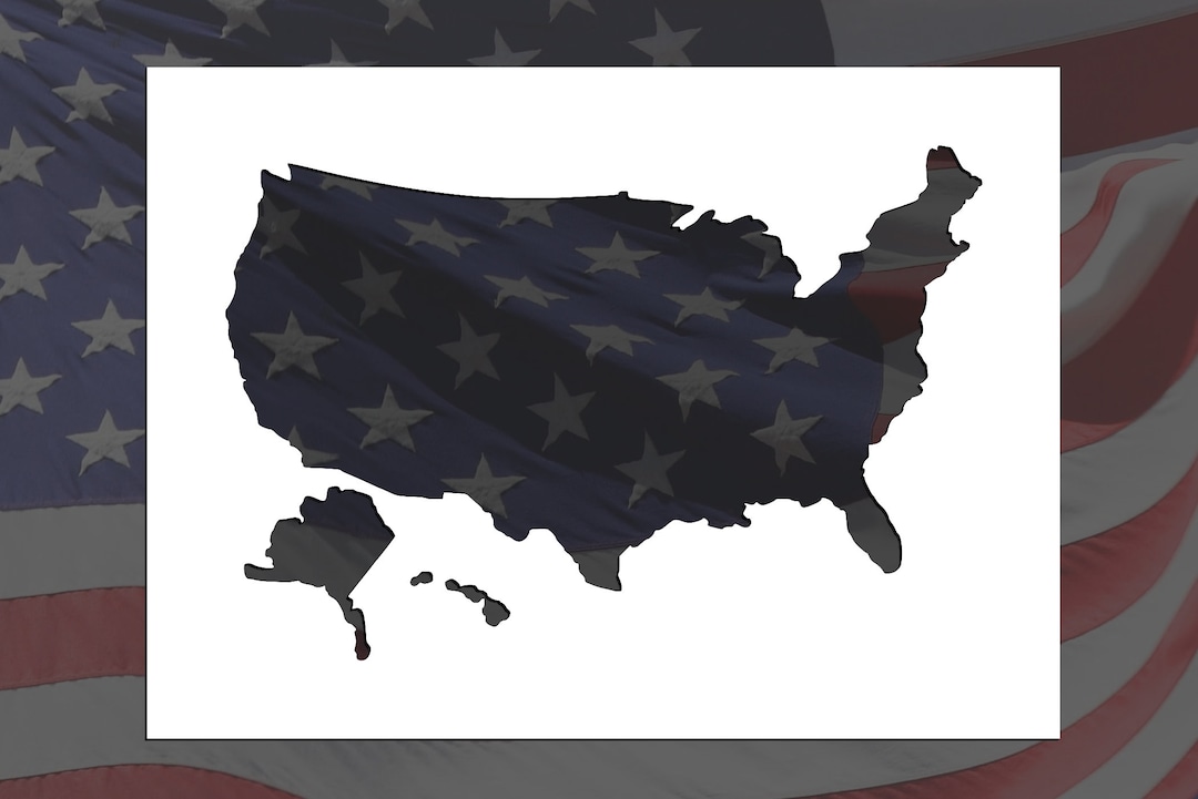 United States Reusable Stencil (many Sizes) - Etsy