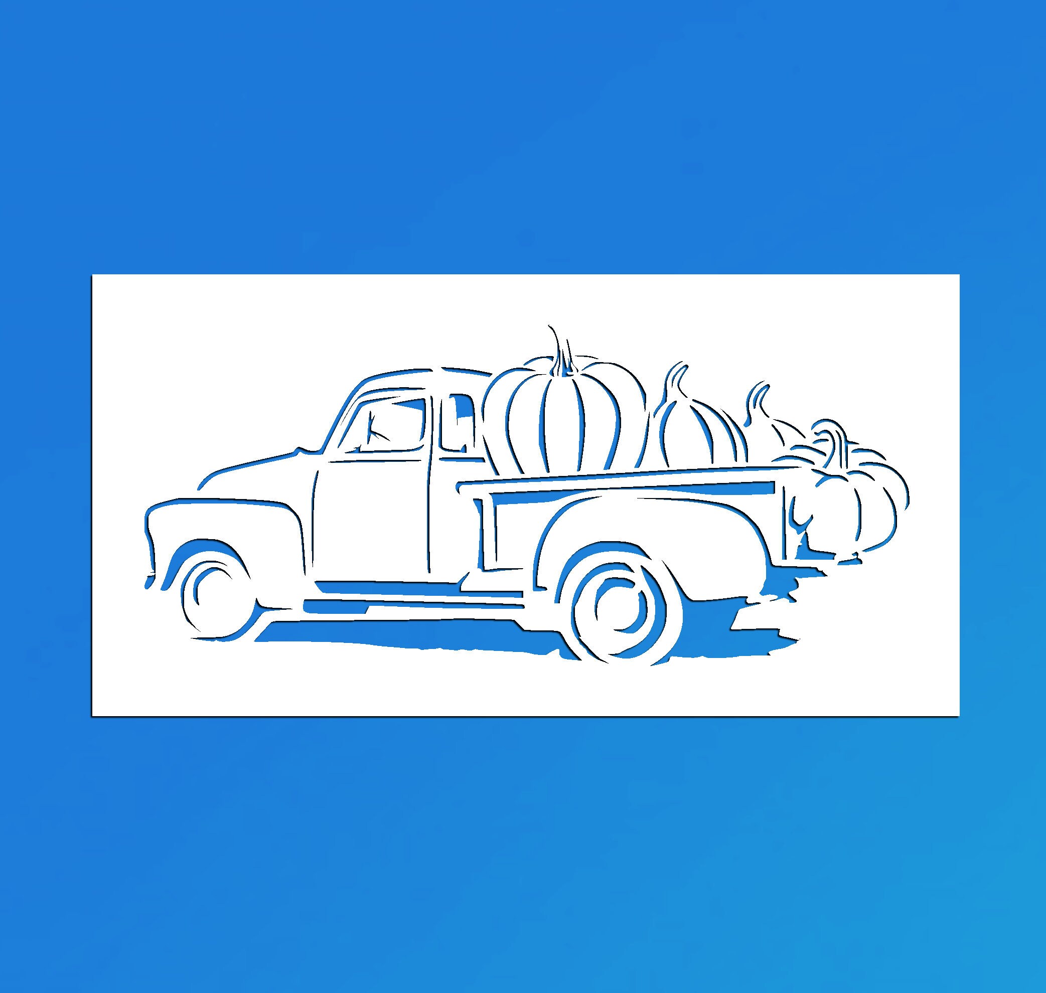 Printable Truck Pumpkin Stencil Printable Truck Pumpkin Stencil
