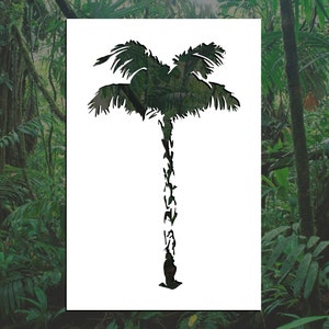 Palm Tree Stencil (Many Sizes)