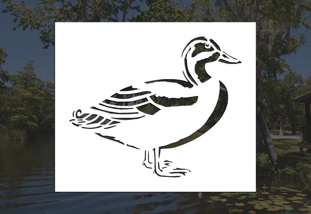Mallard Duck Reusable Stencil (many Sizes) - Etsy