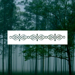 Celtic Knot Border Stencil (Many Sizes)