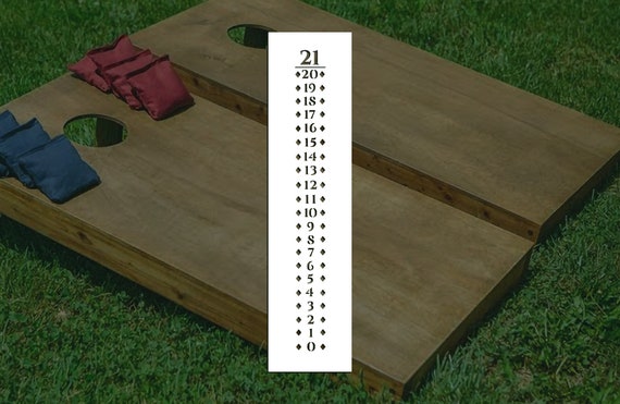 Cornhole Scoreboard Reusable Stencil many Sizes | Etsy