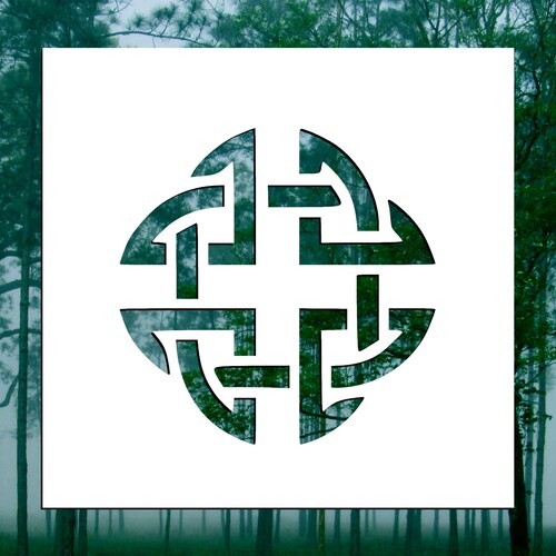 Pochoir noeud celtique (plusieurs tailles)